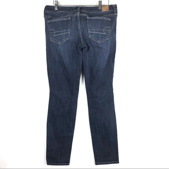 American Eagle Super Skinny Jean Size 6 Women Blue - Picture 5 of 7